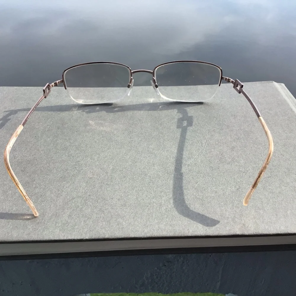 Gucci Rose Gold Frames GG2710 / Strass HR3 Eyeglasses Made in Italy